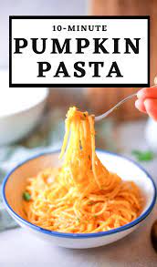 10 Minute Vegan Pumpkin Pasta Recipe Favorite Pasta Recipes Best Pasta Recipes Pumpkin Pasta Recipe