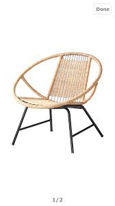 Pin By Jessica Spain On Furnishings Rattan Chair Rattan Armchair Ikea Garden Furniture