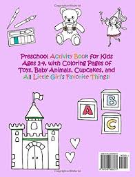 Complex duck and camomile coloring page. Fabulous Coloring Book For Toddler Girls Preschool Activity Book For Kids Ages 2 4 With Coloring Pages Of Toys Baby Animals Cupcakes And All Little Girl S Favorite Things By Coloring Book Toddler