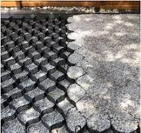 Wellco 10 ft. x 16.5 ft. x 3 in. L Series Plastic Ground Geo Grid Driveway  Ground Pavers Geocell HG10165075800X