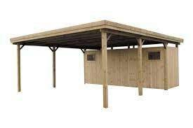 Carport Berging Carport Houten Kaders Hout
