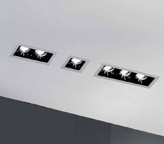 Halogen housings, trims & reflectors sloped ceiling housings, trims & reflectors recessed lighting. Square Recessed Ceiling Halogen Spotlight By Baulmann Leuchten Recessed Ceiling Lights Kitchen Lighting Spot Light Fittings