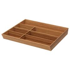 Variera Bamboo Cutlery Tray Width 52 0 Cm Ikea Kitchen Drawer Dividers Kitchen Drawers Cutlery Tray