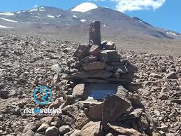 Controllo di mamuil malal sul confine il cile, argentina. Spedizione Cerro Bonete Chico Reatini Arrivati Al Confine Cile Argentina Rietinvetrina