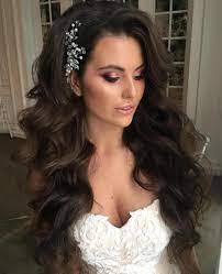 40 Gorgeous Wedding Hairstyles For Long Hair In 2021 Long Hair Wedding Styles Long Hair Styles Wedding Hairstyles For Long Hair