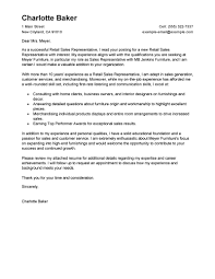 Basic cover letter for executive assistant. Retail Sales Representative Cover Letter Examples Livecareer