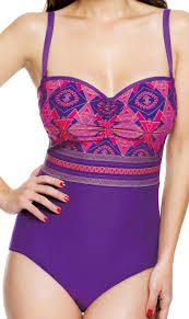 panache savannah bandeau swimsuit sw0780