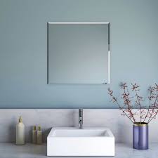 This mi ntry appeal wherever it hangs. Appollo Summer Modern 61 Cm 24 In Square Frameless Beveled Mirror Costco