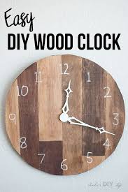 Love This Learn How To Make This Easy Diy Wood Clock For The Wall This Is Such A Great Idea Using Scrap Wood And Look Diy Clock Wall Wood Diy Wall