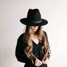 Billie Tall Fedora Black In 2021 Women Hats Fashion Hat Fashion Hats For Women