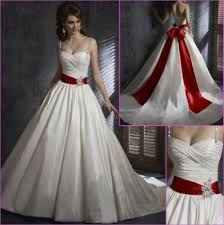 62 Ideas Wedding Dresses Red Ribbon Red Wedding Dresses Red Bridal Dress Ivory Wedding Dress