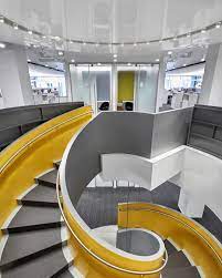 Reflective Laquer Ceiling Hachette Book Group New York Ny Stairs Design Design Strategy Interior Furniture
