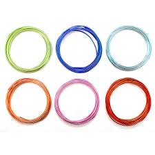 Opção de artesanato com arame colorido. Kit Arame Para Happy Jig Wer071 Colorido Palaciodaarte