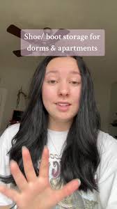 I also work at Cavender’s so I have a shoe code that I have to follow…  Don’t ask me what im gonna do when I get another pair of boots #dormhacks  #westerndorm #bootstorage #bootshelf #westernapartment ...