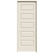 Jeld Wen Rockport 30 In X 80 In Primed 5 Panel Equal Solid Core Primed Molded Composite Right Hand Single Prehung Interior Door Lowes Com Prehung Interior Doors Buy Interior Doors Doors Interior