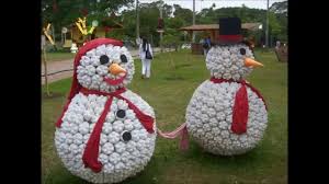Plastic outdoor snowman christmas decorations. Amazing And Unusual Diy Snowmen Christmas Decoration Ideas Youtube