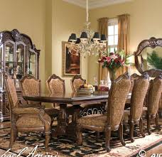 Home Gallery Furniture For Aico Dining Room 9 Pc Windsor Court Rectangular Trestle Table Dining R Decoracion Hogar Decoracion De Apartamentos Comedor Elegante