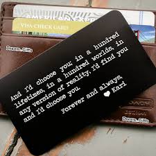 How hard is it to find a gift that suits your customer and employees? Greeting Cards Party Supply Personalised Any Text Keepsake Card Wallet Purse Insert Christmas Birthday Gift Other Gift Party Supplies