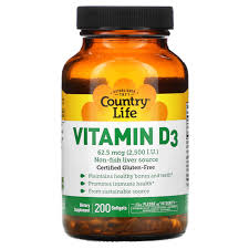 Having the right amount of vitamin d, calcium, and. Country Life Vitamin D3 62 5 Mcg 2 500 I U 200 Softgels Iherb