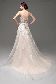 Lace a line sweetheart wedding dresses for your special day. A Line Champagne Sweetheart Lace Wedding Dress New Arrival Lace Up Bridal Gown Wisebridal Com