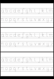 Small letter practice sheet kindergarten. Lowercase Letter Tracing 1 Worksheet Free Printable Worksheets Worksheetfun