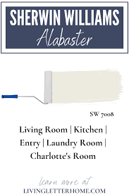 Benjamin moore anchors aweigh lrv= 4; Neutral Paint Colors Sherwin Williams Alabaster Living Letter Home