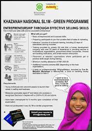 I interviewed at khazanah nasional berhad (kuala lumpur) in apr 2016. Khazanah Nasional Sl1m Green Programme Marketing Branding Advertising Programme Entrepreneurship Through Effective Selling Skills Intensive 7 Months Of On Job Training Training Provided By Zubedy M Sdn Bhd A Human Development