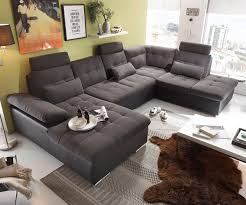 So entsteht ein sofa, welches zum entspannen einlädt und dabei den flair einer modernen großstadt ausstrahlt. Couch Jerrica Grau Schwarz 325x220 Cm Schlaffunktion Bettkasten Moderne Einrichtungsideen Gunstig Bei Mobel Modern