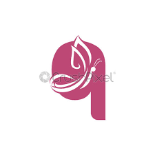 Ulta beauty logo grey on white background. Schmetterling Buchstabe Q Vektor Logo Design Stock Vektorgrafi Crushpixel