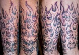 A skull tattoo is badass! 15 Ghost Flame Skull Tattoo Designs Ideas Skull Tattoo Design Tattoo Designs Skull Tattoo