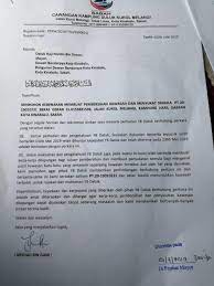 Contoh surat makluman dari sekolah kepada ppd mengenai program fire drillfull description. Azis Jamman Mengaku Tandatangan Surat Sokongan Arsad Ketua Cawangan Warisan Mohon Tanah Likas