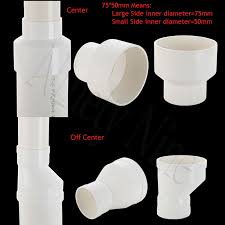 Sometimes, a pvc pipe is too damaged for a simple repair. White Dwv Reducing Pvc Tube Pipe Fitting Eccentric Off Center Coupling Reducer Pipe Fittings Aliexpress