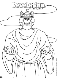 I will confess his name before my father and before his. Revelation Books Of The Bible Coloring Kids Coloring Activity Kids Answers Bible Coloring Bible Coloring Pages Christian Coloring