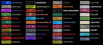 Metal Flake Colors Car Painting Paint Charts Custom Paint