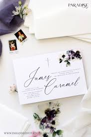 Boy Or Girl Watercolor Floral Baptism Invitation Christening Invitation C Christening Invitations Girl Baptism Invitations Girl Elegant Baptism Invitations