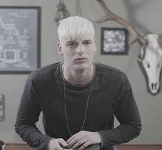 The top bleached part is left long with a front slick style. How To Create A Bleached Short Hair Look For Men Seb Man