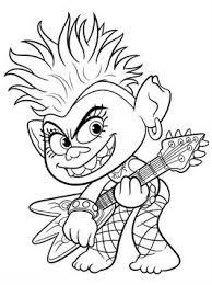 You are a rockstar coloring page | etsy. Kids N Fun Com 16 Coloring Pages Of Trolls World Tour