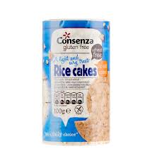 Made with the delicious goodness of puffed whole grain brown rice, and baked to crispy perfection. Consenza Rice Cakes No Salt Added Foodshop Bio Biologische Supermarkt De Smaakspecialist