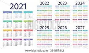 Tisha b'av (begins at sunset) saturday, july 17, 2021 friday, august 5, 2022 wednesday, july 26, 2023. Calendar 2021 2022 Vector Photo Free Trial Bigstock