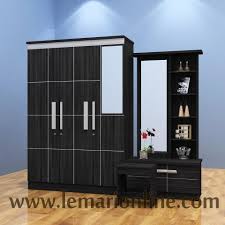 Lemari pakaian tendoksari merupakan lemari pakaian minimalis modern berbahan kayu jati. Jual Lemari Pakaian Graver Furniture Lazada Co Id