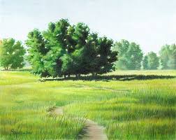 Copying, sharing, and reusing of the image without prior. Learn How To Use A Red Under Drawing To Draw Realistic Landscape Greens In Colored Pencil Step By Step Illustr Landscape Drawings Realistic Drawings Landscape