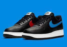Air force 1 white red black. Nike Air Force 1 Black Blue Red Ct2816 001 Sneakernews Com