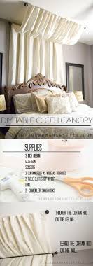 A canopy that burst through the ceiling can be an adorable inspiration to copy. 20 Magical Diy Bed Canopy Ideas You Need To Make For Your Bedroom