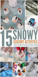 Winter Sensory Snow Activities The Jenny Evolution Snow Activities Winter Preschool Preschool Activities