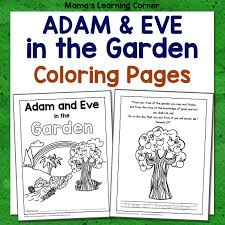 You might also be interested in coloring pages from adam and eve category. Adam And Eve In The Garden Coloring Pages Mamas Learning Corner