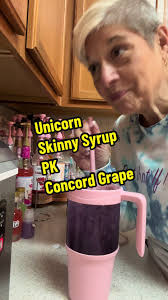 Unicorn Skinny Syrup and Concord Grape Water Recipe