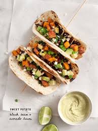 Avocado Sweet Potato Tacos Recipe Love And Lemons Recipe Sweet Potato Tacos Delicious Vegetarian Dinner Food