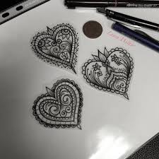 See This Instagram Photo By Wellertattoos 236 Likes Heart Tattoo Pattern Tattoo Trendy Tattoos