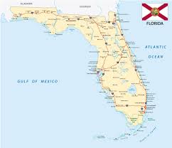 County maps for neighboring states: Florida Map