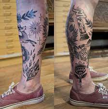 All information about tattoo ideas Pin By Alexander Bosov On Tattoo Leg Sleeve Tattoo Calf Sleeve Tattoo Thigh Tattoos Women